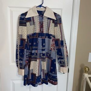 Real Vintage Homemade Art Deco Dress